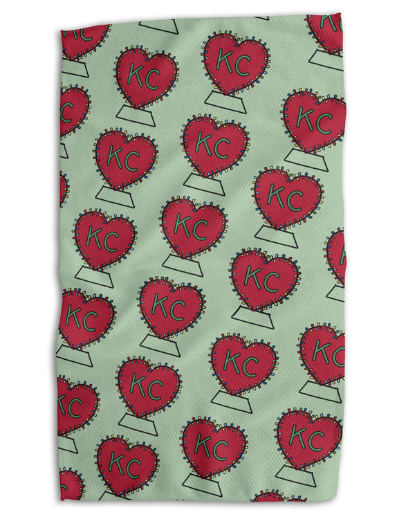 KC Hearts for Christmas 18x30 Work - Harder Double Sided - Absorb - lumen