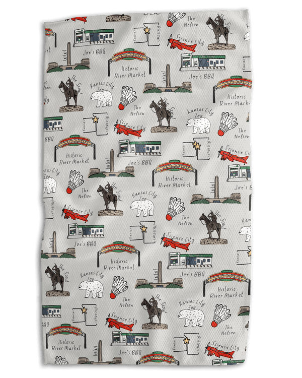 KC Iconic 18x30 Work - harder Double - Sided Towel - Absorb - lumen