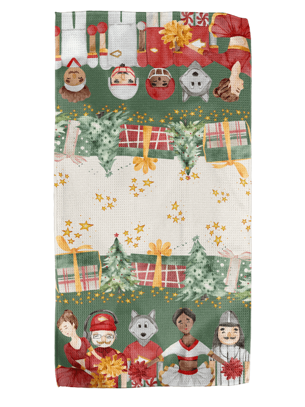 KC Nutcracker Crew 12x24 Bartender Double - Sided Towel - Absorb - lumen