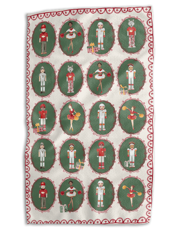 KC Nutcracker Line - up 18x30 Work - harder Double - Sided Towel - Absorb - lumen