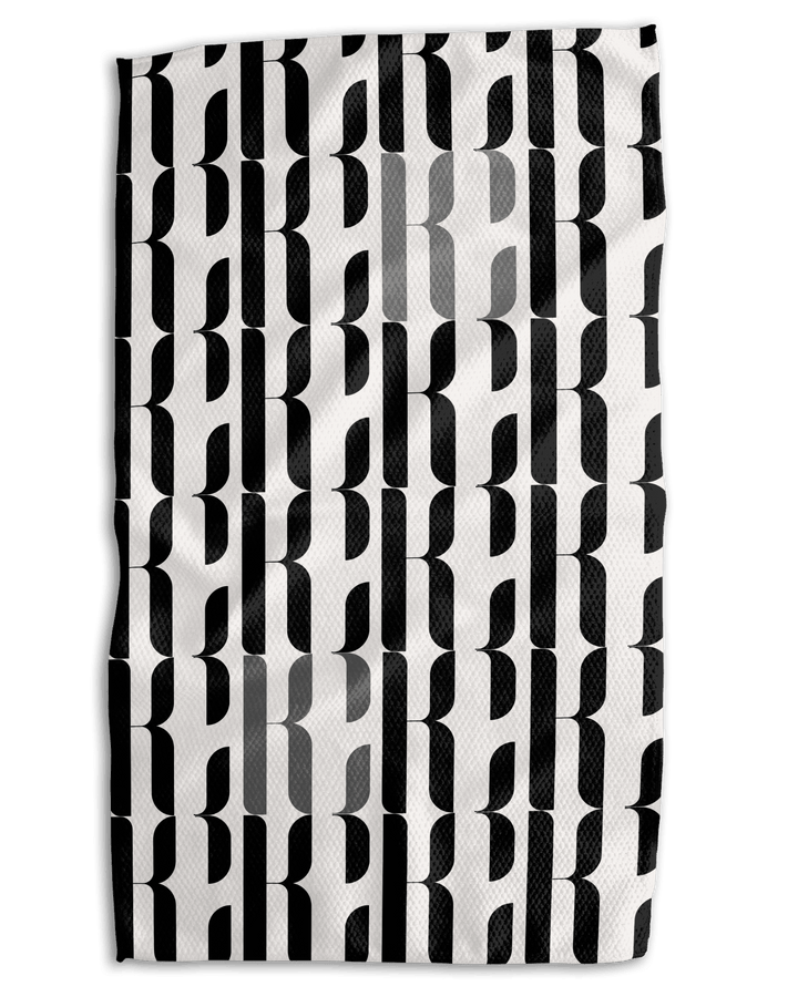 KC Sketch White 18x30 Work - harder Double - Sided Towel - Absorb - lumen