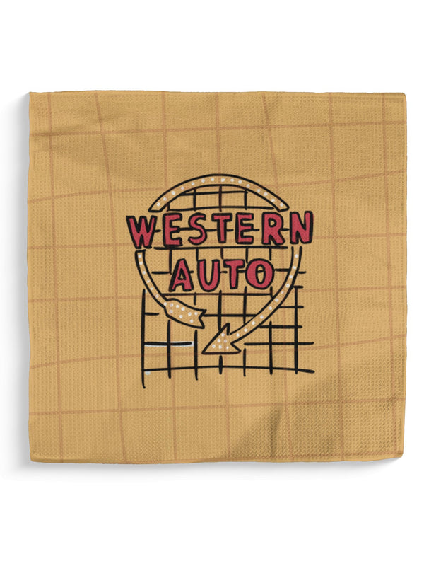 KC Western Auto Dish Cloth Set Double - Sided - Absorb - lumen