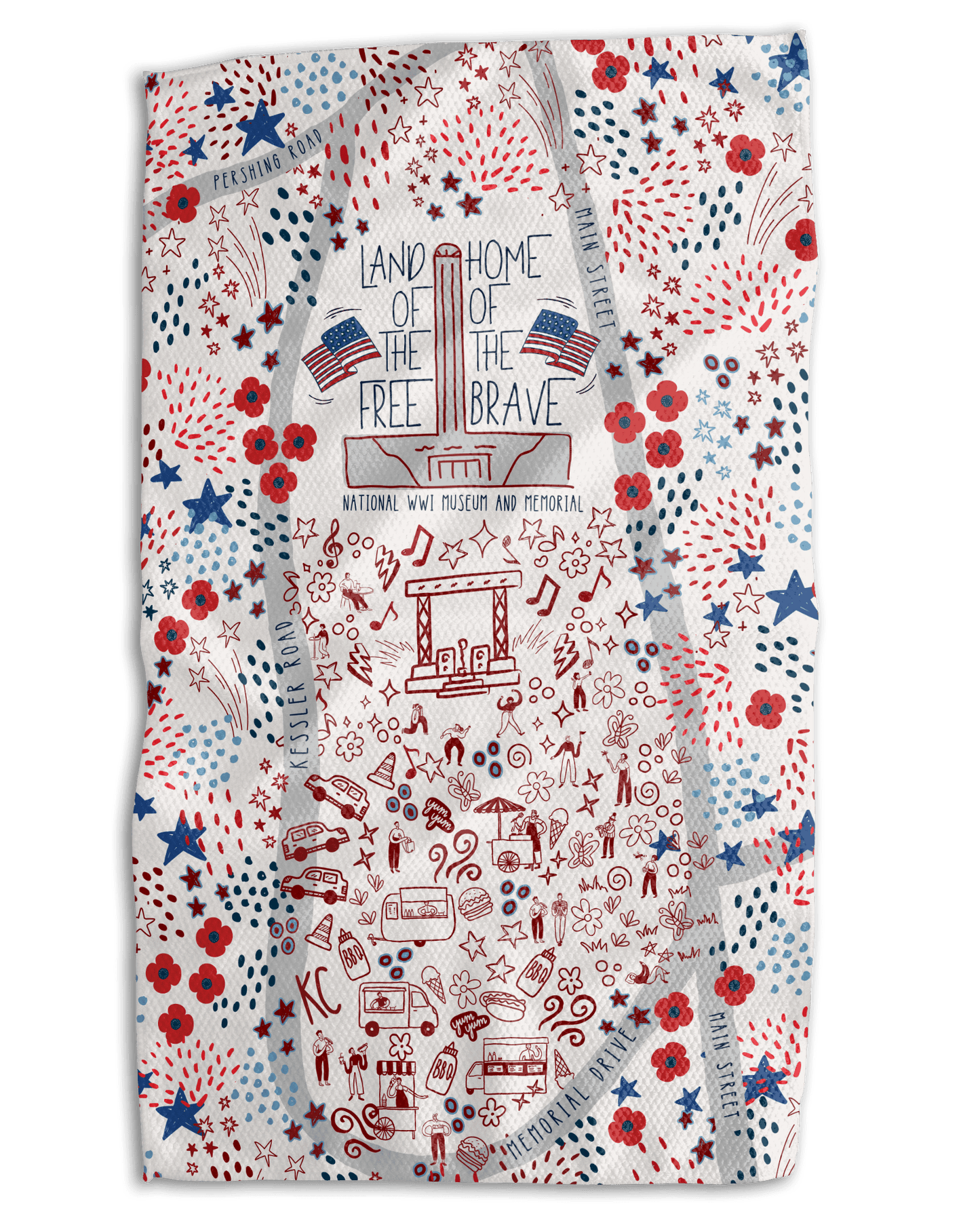 KC ww1 18x30 Work - harder Double - Sided Towel - Absorb - lumen