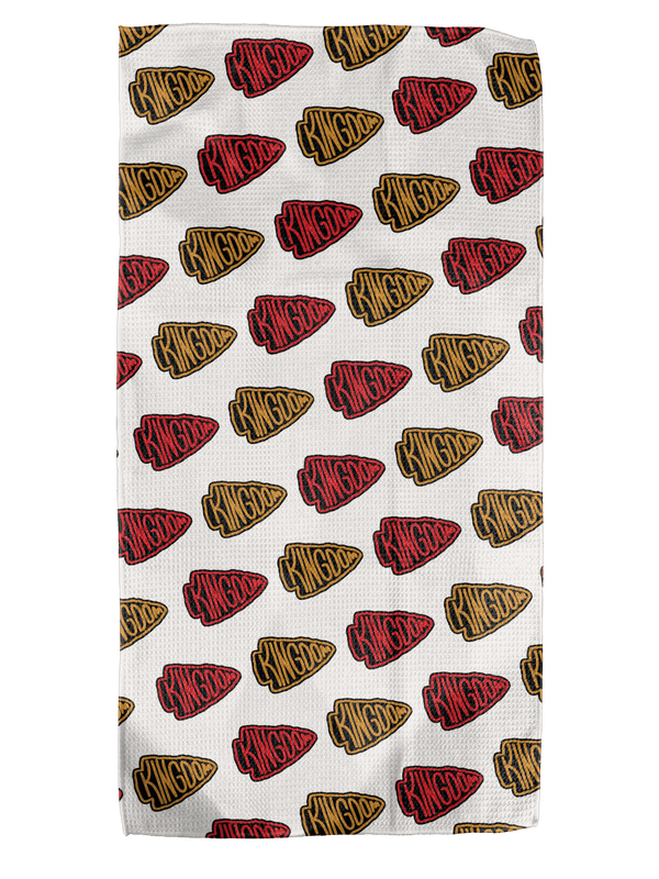 Kingdom Arrows Cream 12x24 Bartender Double - Sided Towel - Absorb - lumen