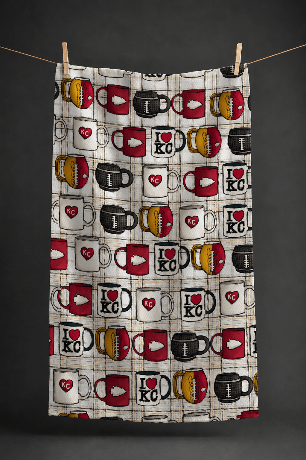 Kingdom Mugs Kitchen Towel - Absorb-lumen