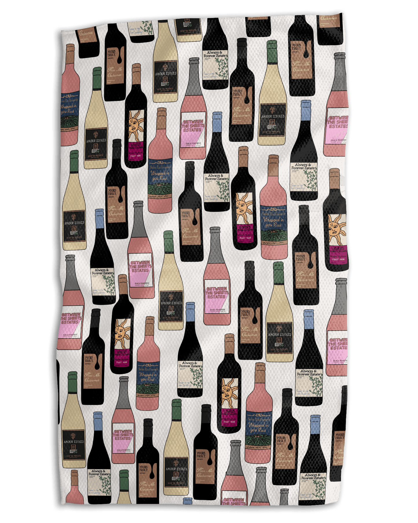 Love, uncorked 18x30 Work - harder Double - Sided Towel - Absorb - lumen