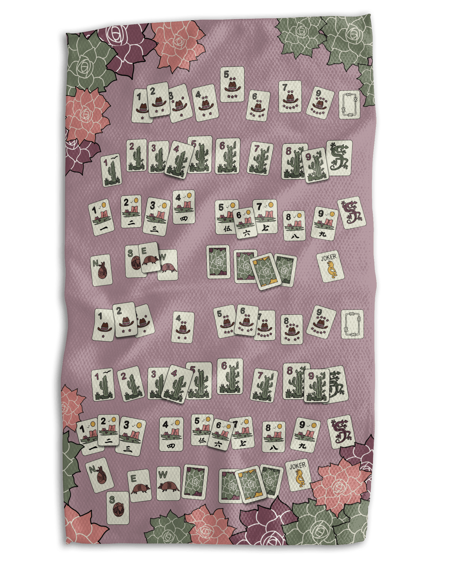 Mahjong Western Kitchen Towel - Absorb - lumen
