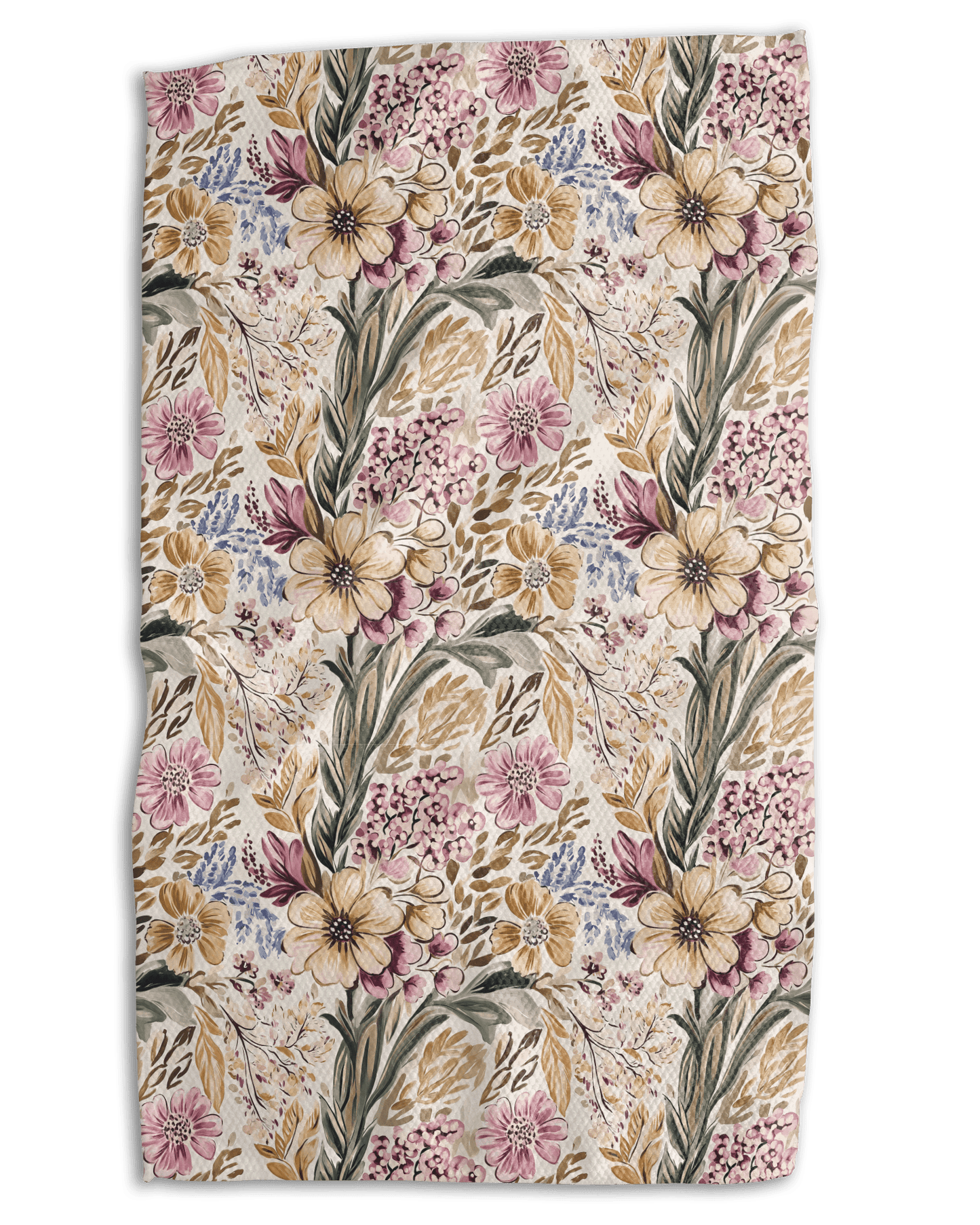 Mauve Garden Manor Kitchen Towel - Absorb-lumen