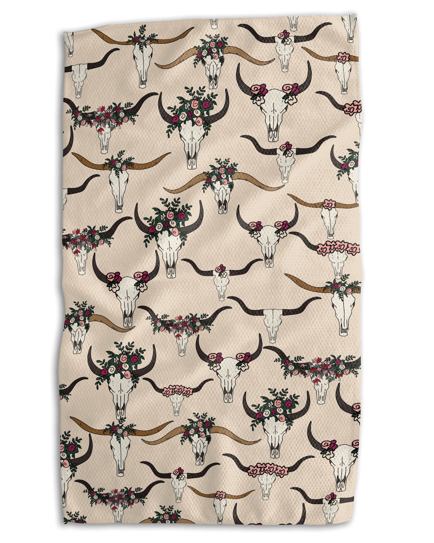 Mom Loves Longhorns Kitchen Towel - Absorb - lumen