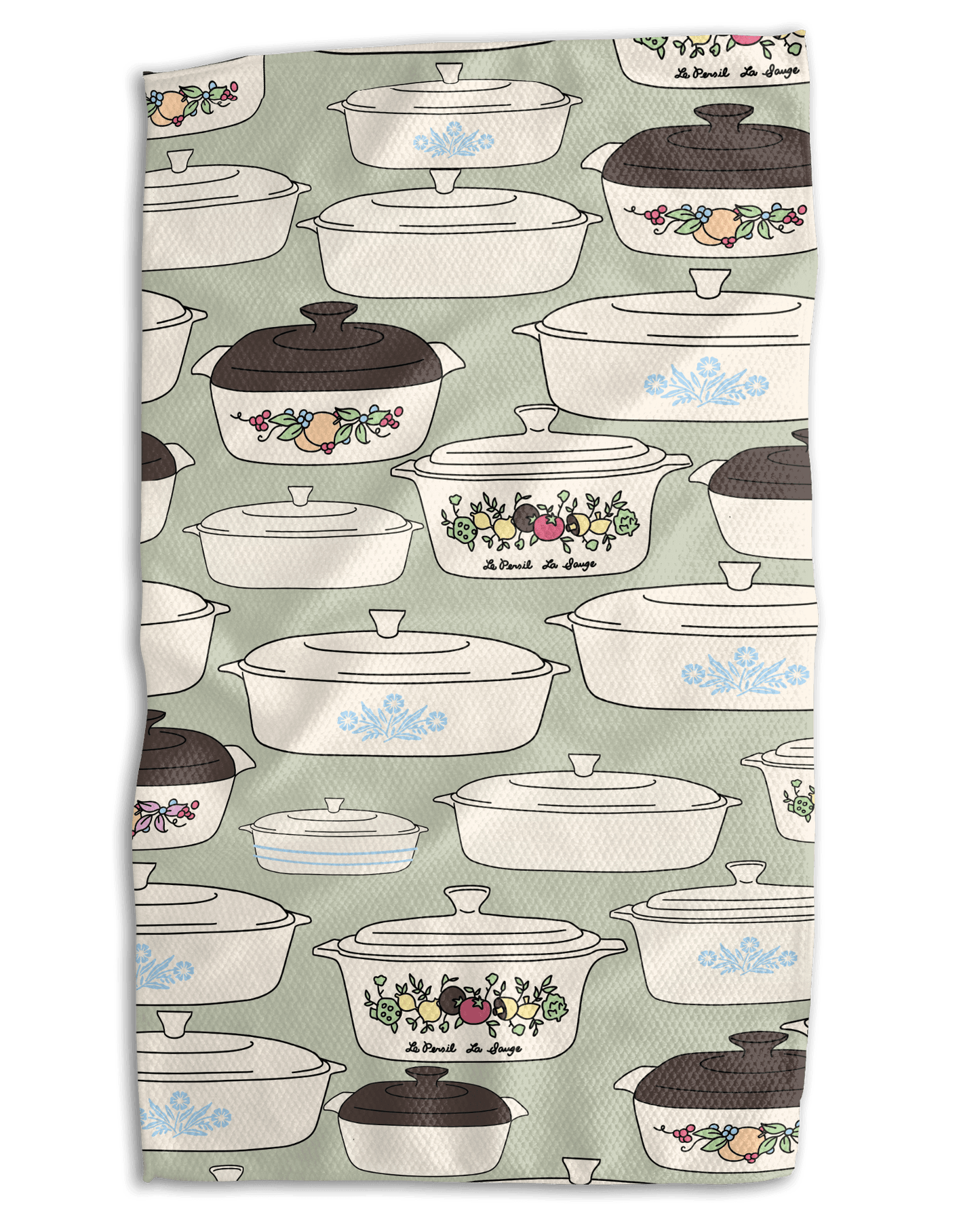 Mom's Corning Ware Kitchen Towel - Absorb - lumen