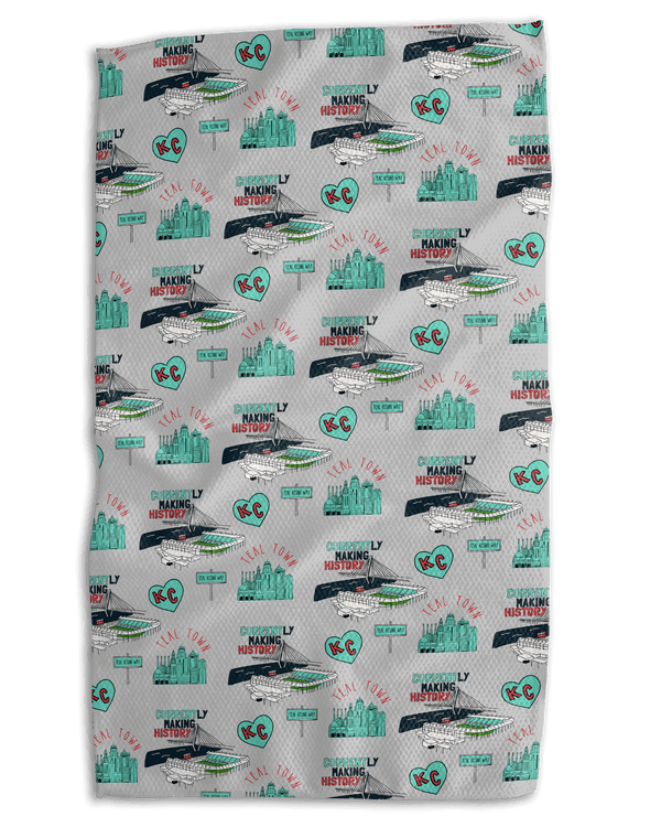 New Making History 18x30 Work - Harder Double - Sided Towel - Absorb - lumen