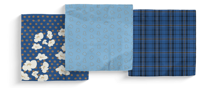 Peanuts and Crown Double - Sided Dish Cloth Sets - Absorb - lumen