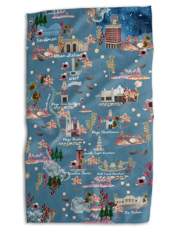 Picture Perfect KC Fall 18x30 Work - harder Double - Sided Towel - Absorb - lumen