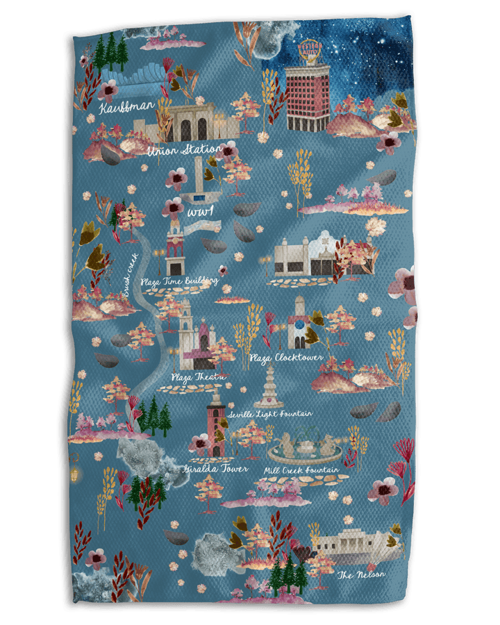 Picture Perfect KC Fall 18x30 Work - harder Double - Sided Towel - Absorb - lumen