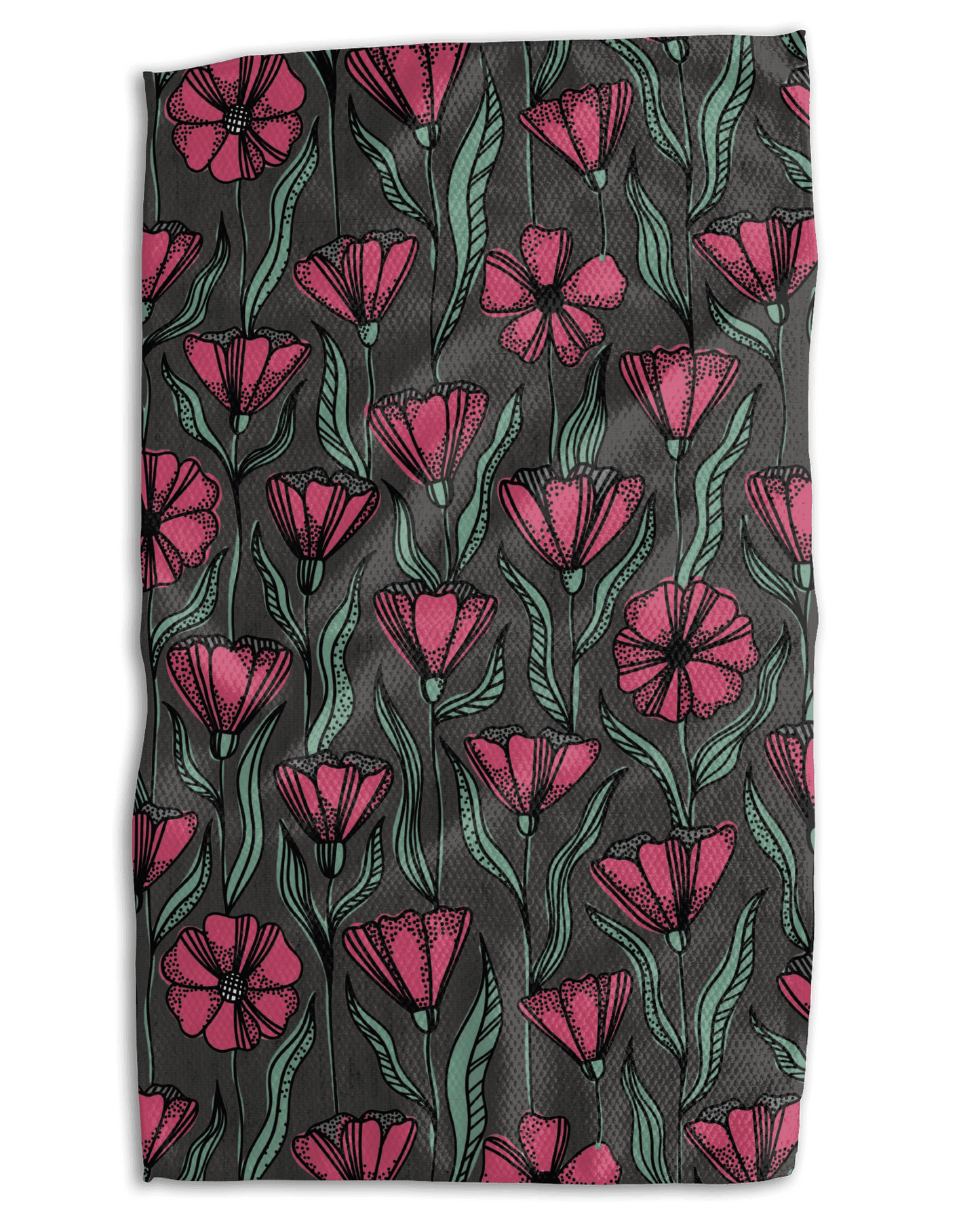 Pink Prairie Kitchen Towel - Absorb-lumen