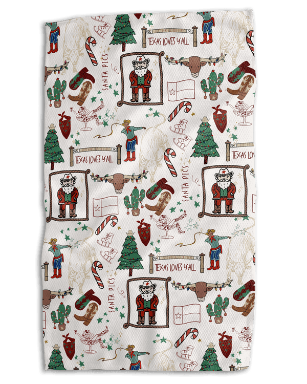 Plano Christmas 18x30 Work - harder Double - Sided Towel - Absorb - lumen