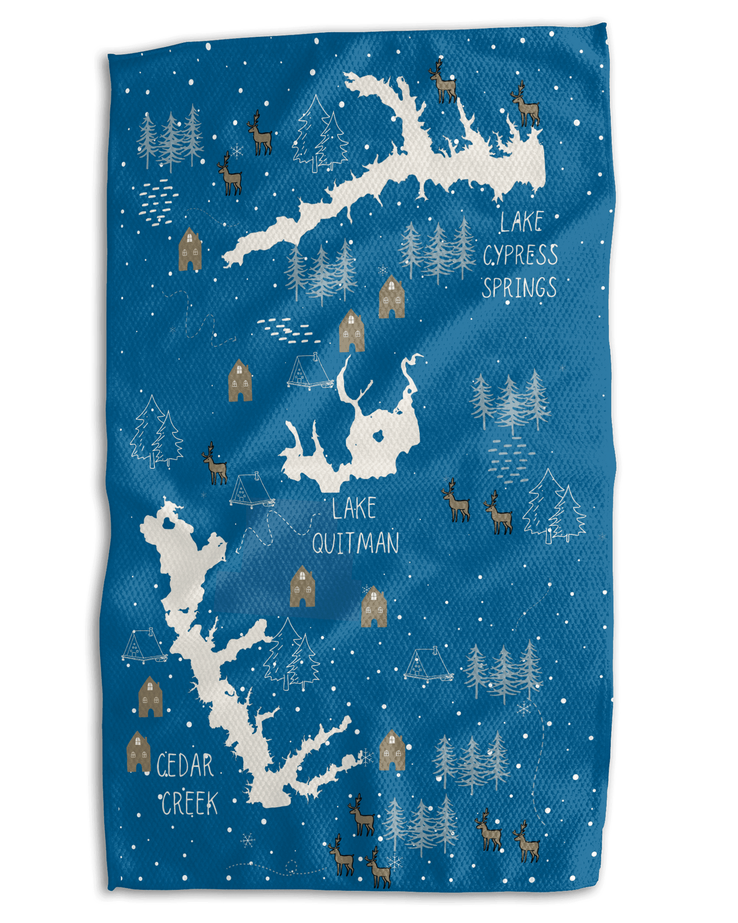 Plano Lakes Kitchen Towel - Absorb - lumen