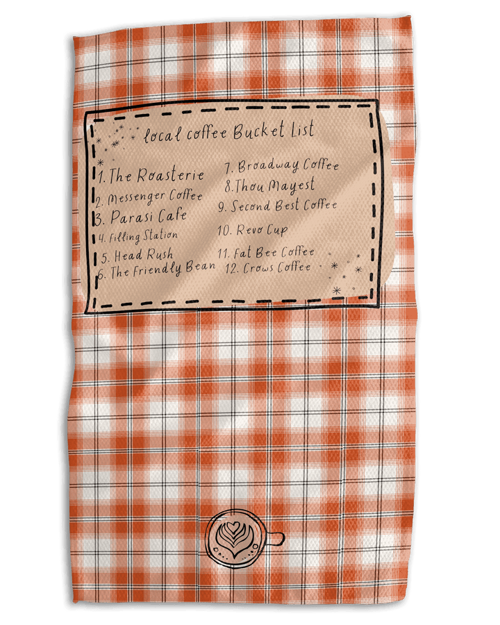 Pumpkin Spice K 18x30 Work - harder Double - Sided Towel - Absorb - lumen