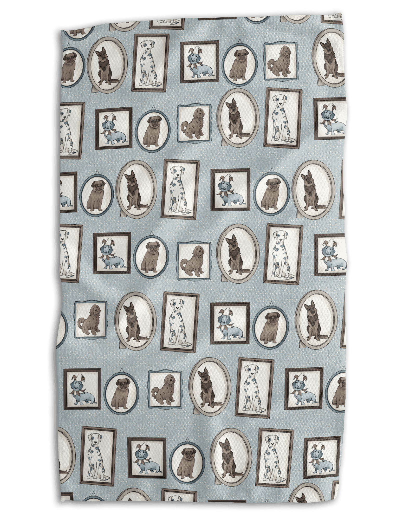Pups Portrait Kitchen Towel - Absorb-lumen