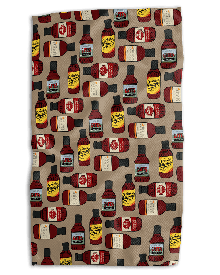 Saucy in KC Khaki 18x30 Work - harder Double - Sided Towel - Absorb - lumen