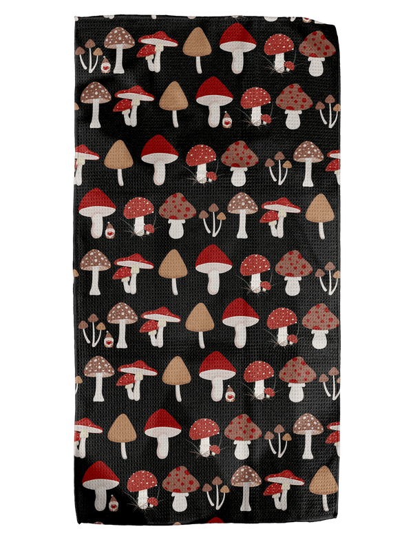 Shrooms 12x24 Bartender Double - Sided Towel - Absorb - lumen
