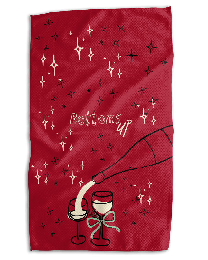 Sip the New Year 18x30 Work - harder Double - Sided Towel - Absorb - lumen