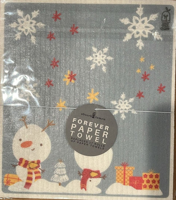 Snowman Forever Paper Towel - Absorb - lumen