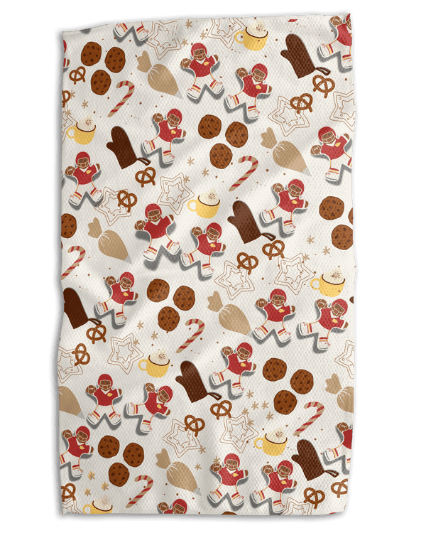 Sugar and Spice and Everything Chiefs 18x30 Work - harder Double - Sided Towel - Absorb - lumen