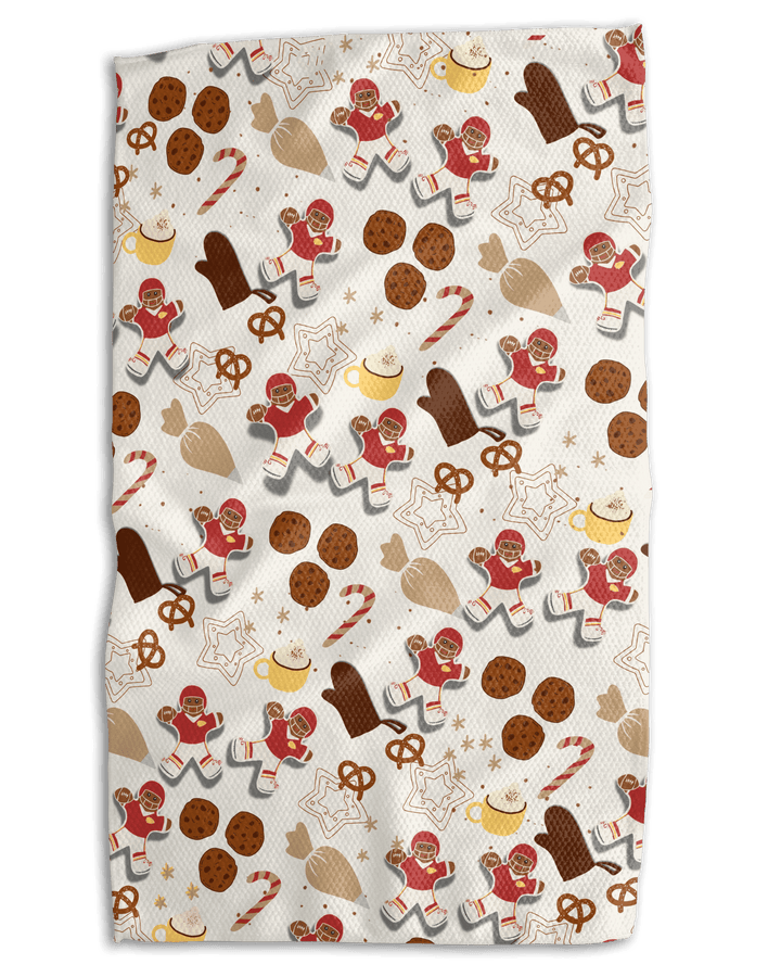 Sugar and Spice and Everything Chiefs 18x30 Work - harder Double - Sided Towel - Absorb - lumen