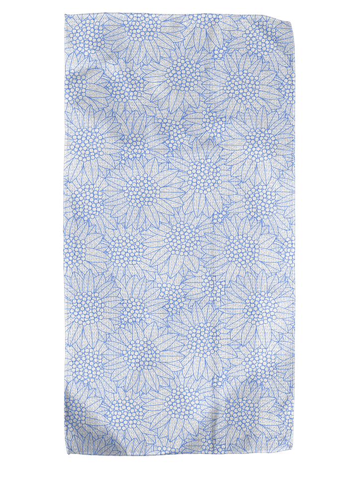 Sunflowers and Corn 12x24 Bartender Double - Sided Towel - Absorb - lumen