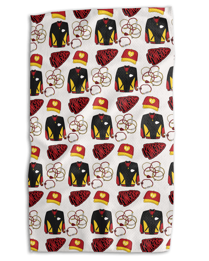 Swifties At The Game 18x30 Work - harder Double - Sided Towel - Absorb - lumen