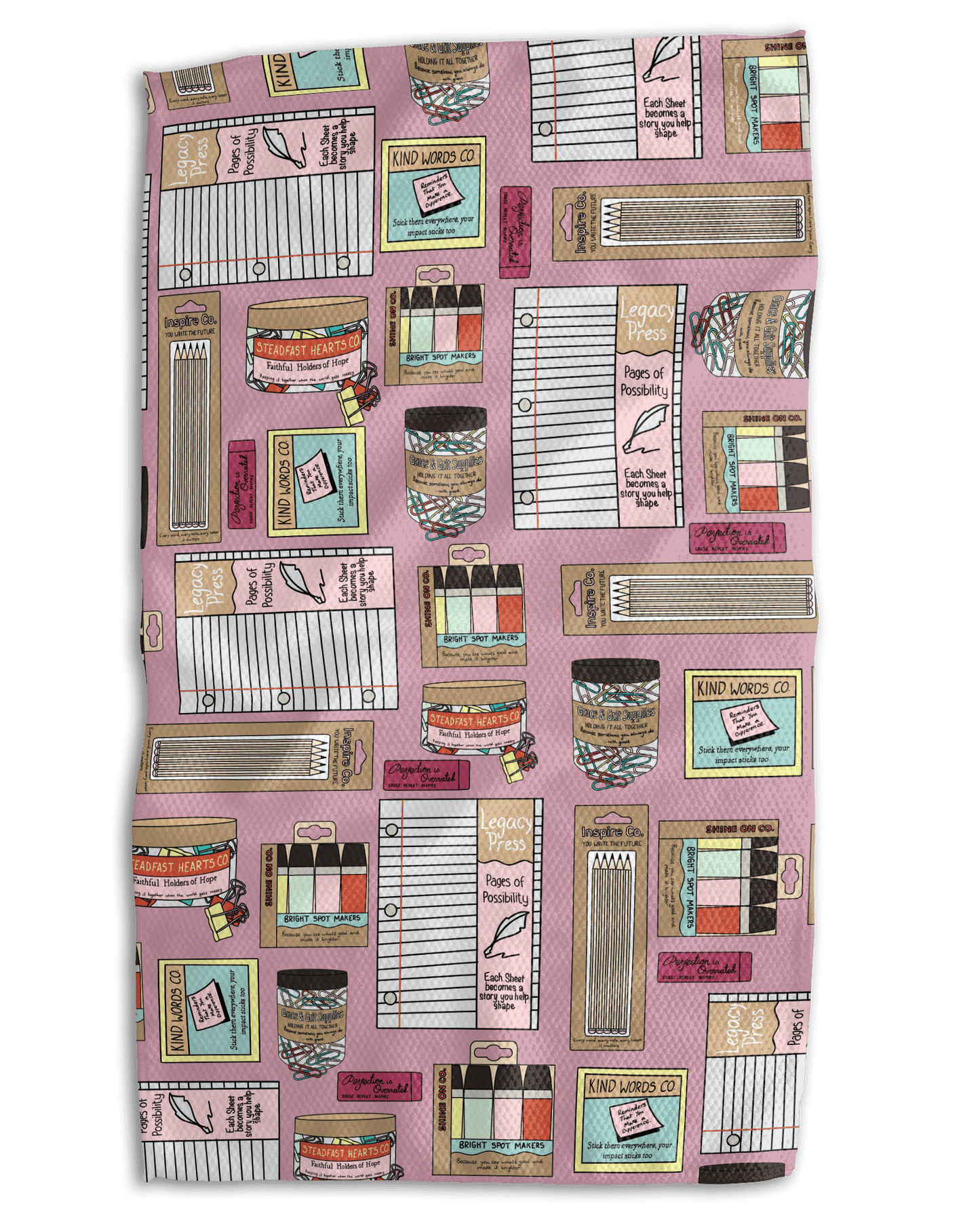 Teacher Appreciation in Pink Kitchen Towel - Absorb - lumen