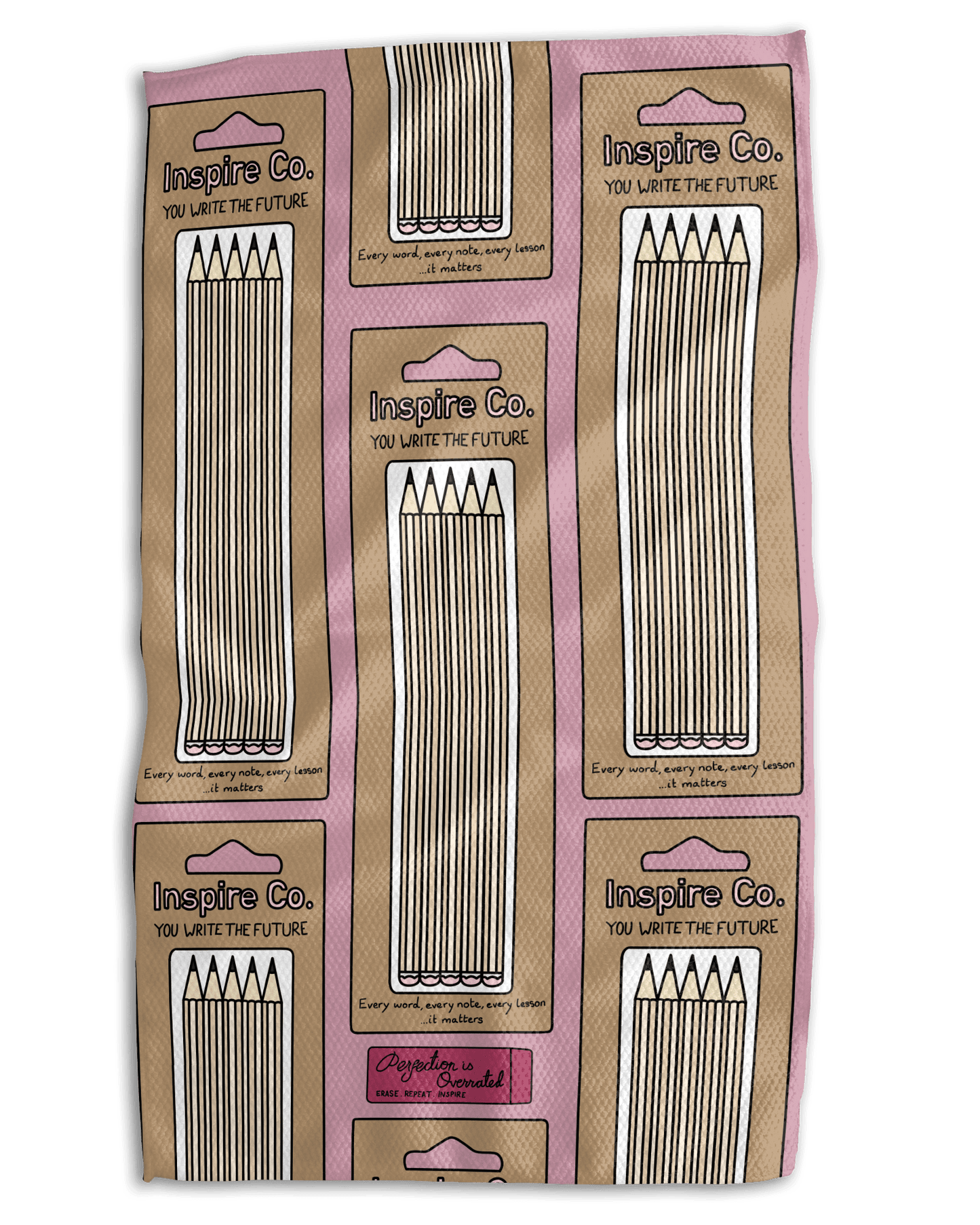 Teacher Appreciation in Pink Kitchen Towel - Absorb - lumen