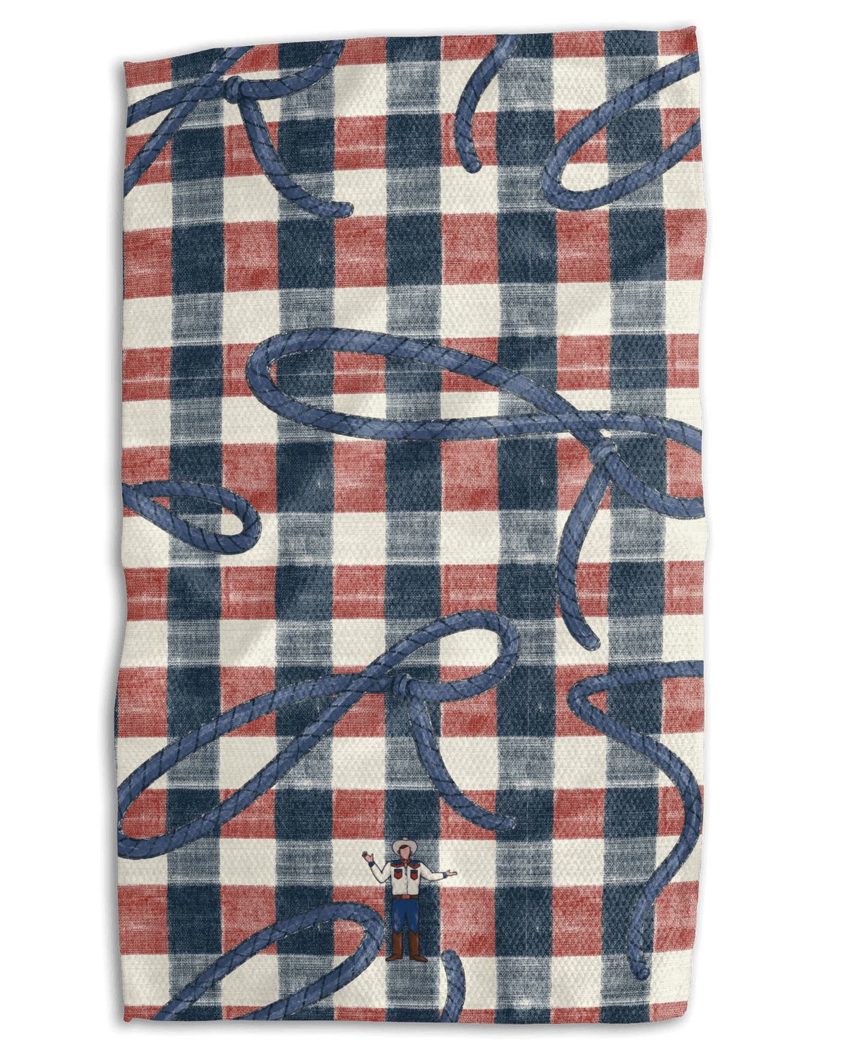 Texas Heritage Cowboy Bartender Towel - Absorb-lumen