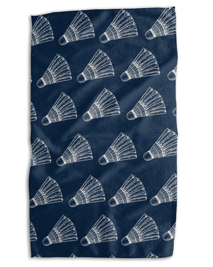 Vintage Shuttlecock 18x30 Work - Harder Double - Sided Towel - Absorb - lumen