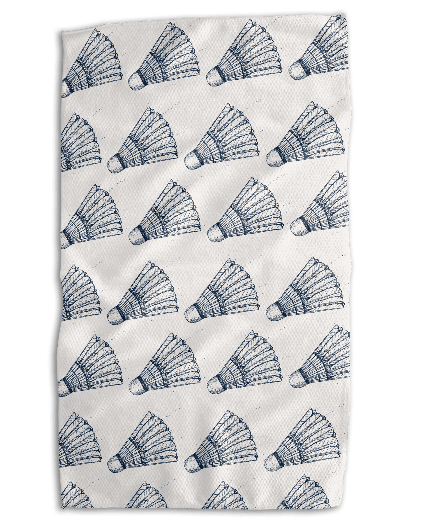 Vintage Shuttlecock 18x30 Work - Harder Double - Sided Towel - Absorb - lumen