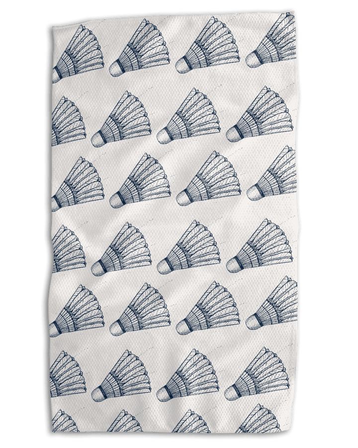 Vintage Shuttlecock 18x30 Work - Harder Double - Sided Towel - Absorb - lumen