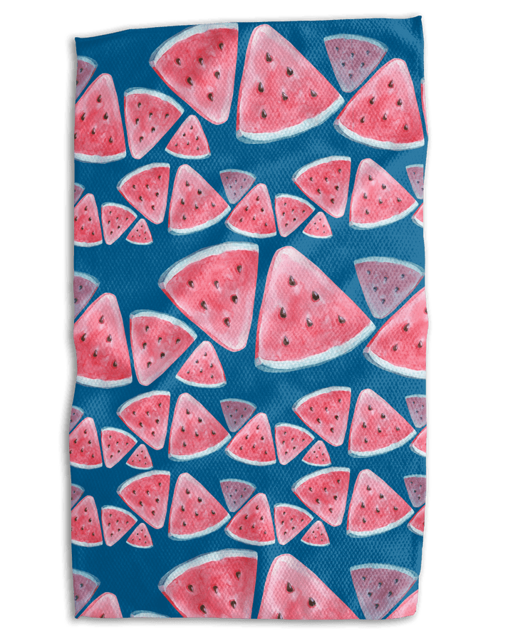 Watermelon Salad 18x30 Work - harder Double - Sided Towel - Absorb - lumen