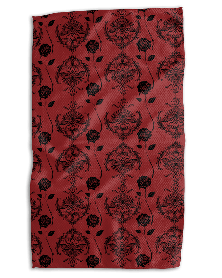 Web of Roses 18x30 Work - harder Double - Sided Towel - Absorb - lumen