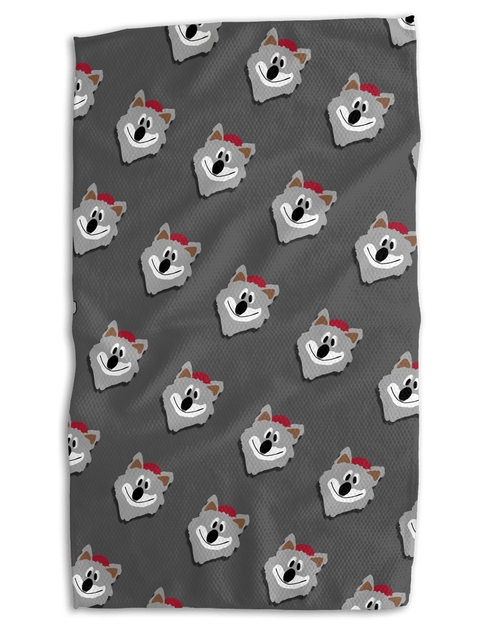 Wolf Tie Plaid 18x30 Work - harder Double - Sided Towel - Absorb - lumen